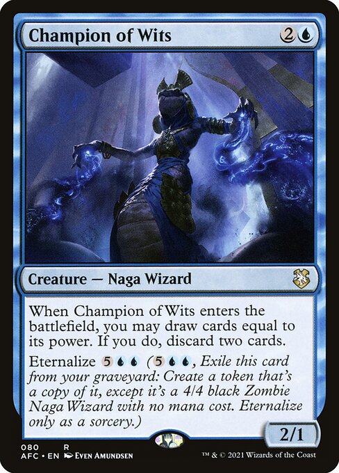 Magic the Gathering Card - Champion of Wits - MTG Circle