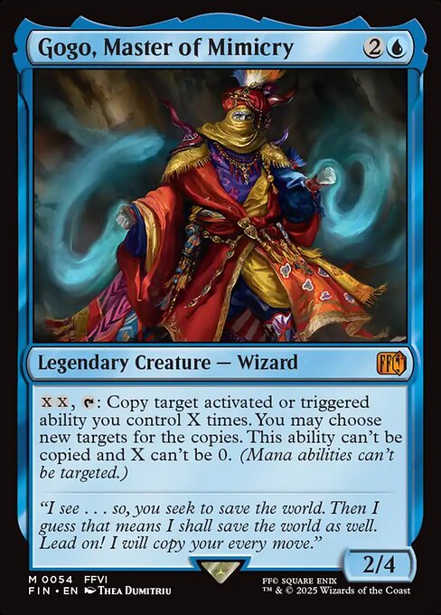 Magic the Gathering Card - Gogo, Master of Mimicry - MTG Circle