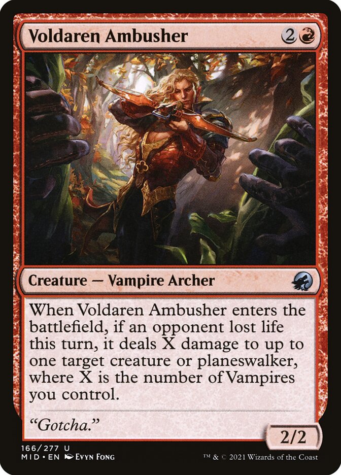 Magic the Gathering Card - Voldaren Ambusher - MTG Circle