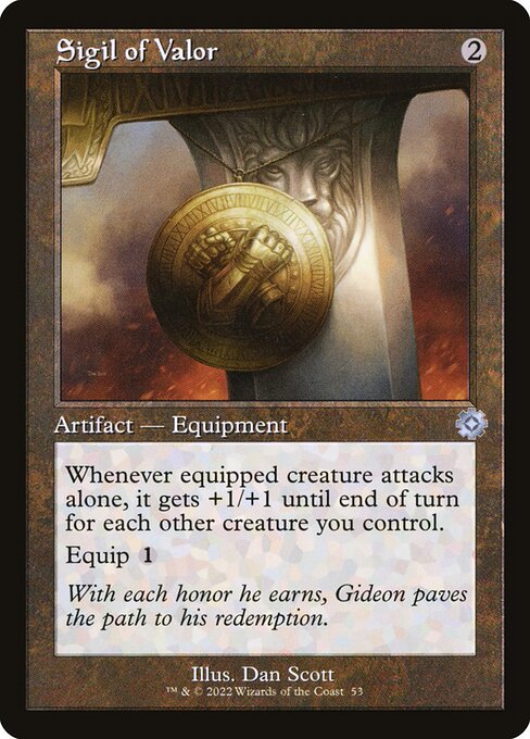 Magic the Gathering Card - Sigil of Valor - MTG Circle