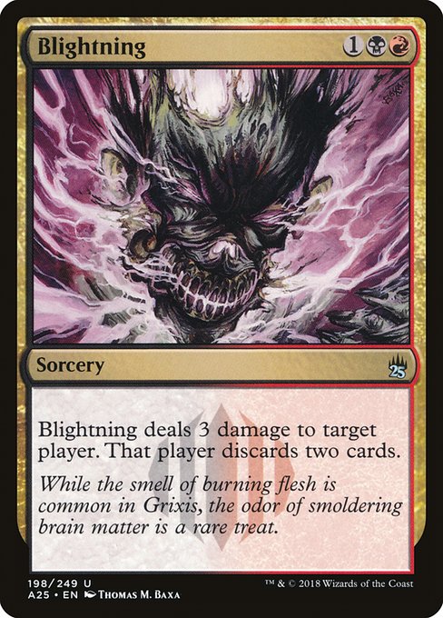 Magic the Gathering Card - Blightning - MTG Circle