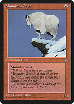 Magic the Gathering Card - Mountain Goat - MTG Circle
