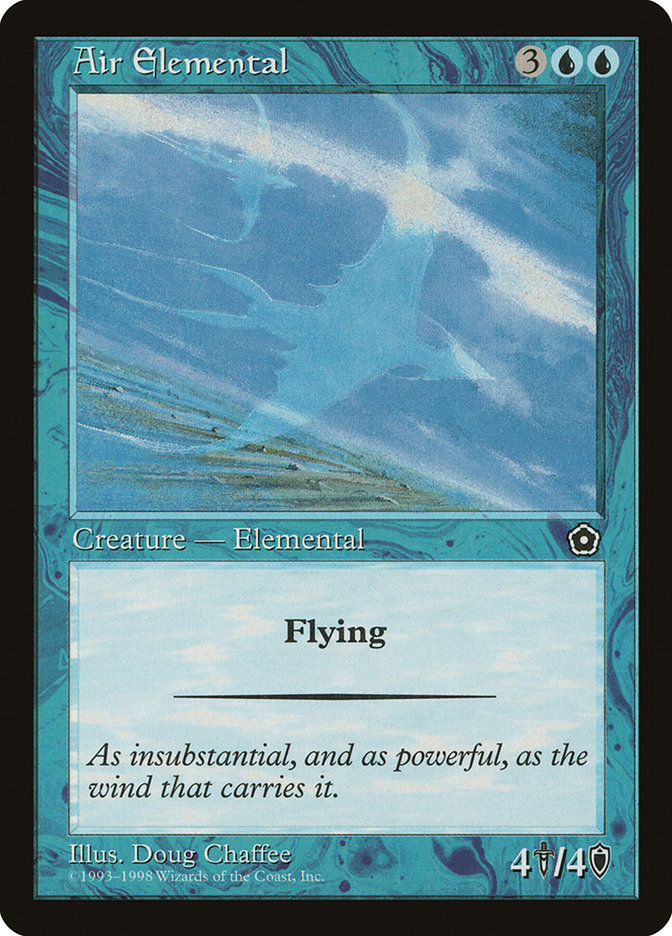 Magic the Gathering Card - Air Elemental - MTG Circle