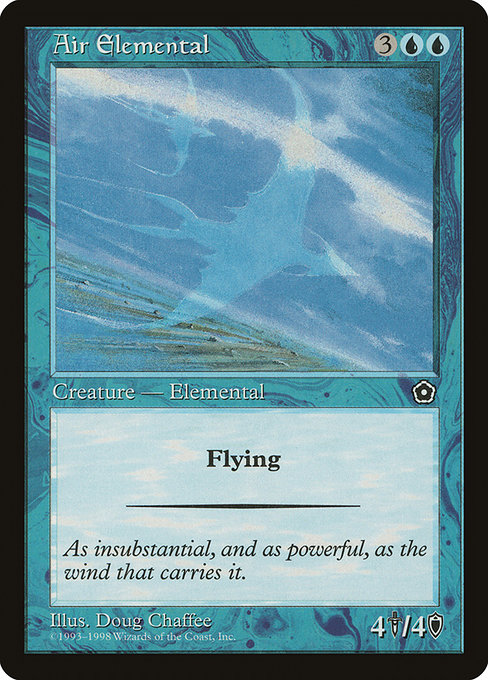 Magic the Gathering Card - Air Elemental - MTG Circle