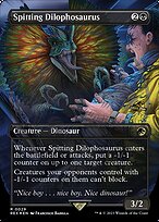 Magic the Gathering Card - Spitting Dilophosaurus - MTG Circle