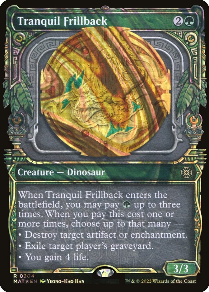 Magic the Gathering Card - Tranquil Frillback - MTG Circle