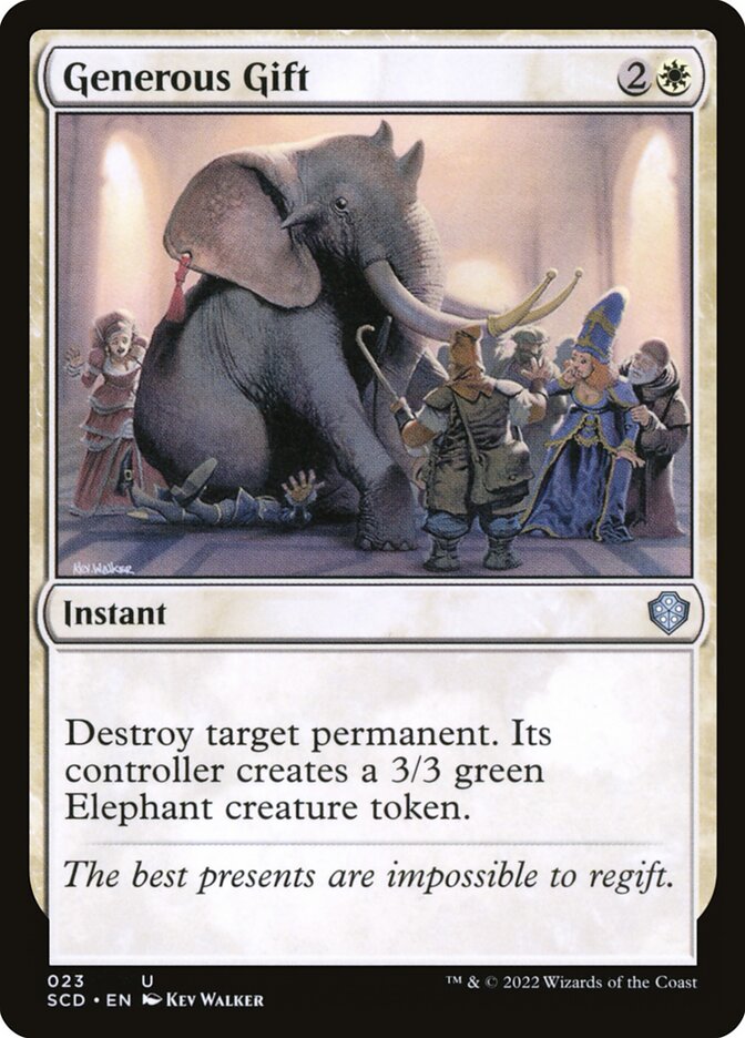 Magic the Gathering Card - Generous Gift - MTG Circle