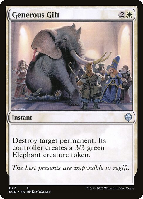Magic the Gathering Card - Generous Gift - MTG Circle
