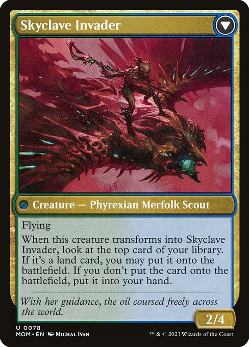 Magic the Gathering Card - Skyclave Invader - MTG Circle