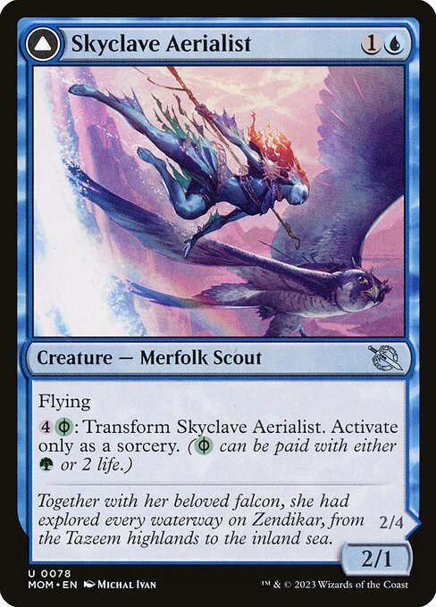 Magic the Gathering Card - Skyclave Aerialist - MTG Circle