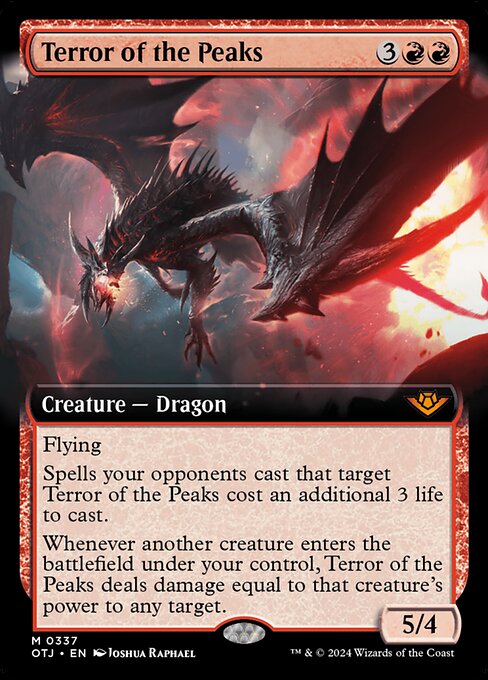 Magic the Gathering Card - Terror of the Peaks - MTG Circle