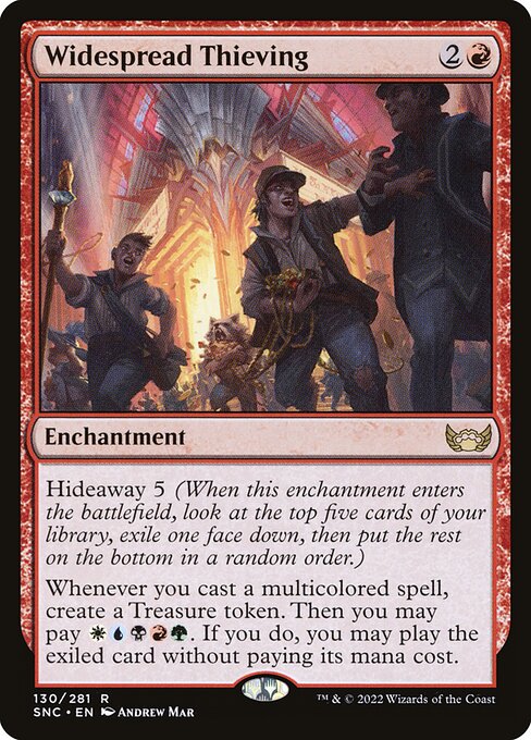 Magic the Gathering Card - Widespread Thieving - MTG Circle