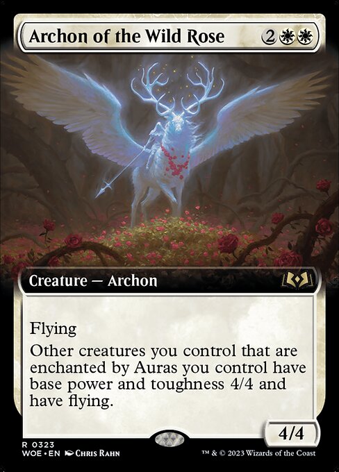 Magic the Gathering Card - Archon of the Wild Rose - MTG Circle