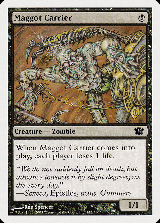 Magic the Gathering Card - Maggot Carrier - MTG Circle