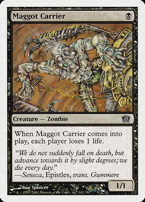 Magic the Gathering Card - Maggot Carrier - MTG Circle