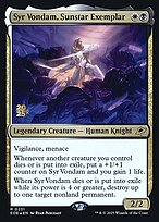 Magic the Gathering Card - Syr Vondam, Sunstar Exemplar - MTG Circle