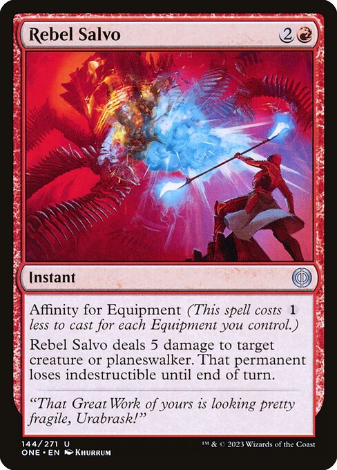 Magic the Gathering Card - Rebel Salvo - MTG Circle