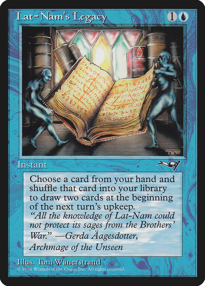 Magic the Gathering Card - Lat-Nam's Legacy - MTG Circle