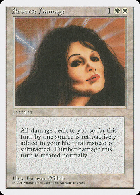 Magic the Gathering Card - Reverse Damage - MTG Circle