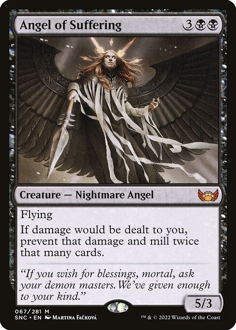 Magic the Gathering Card - Angel of Suffering - MTG Circle
