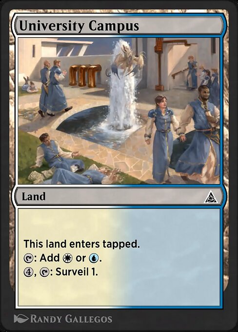 Magic the Gathering Card - University Campus - MTG Circle