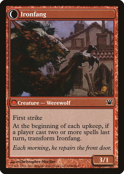 Magic the Gathering Card - Ironfang - MTG Circle