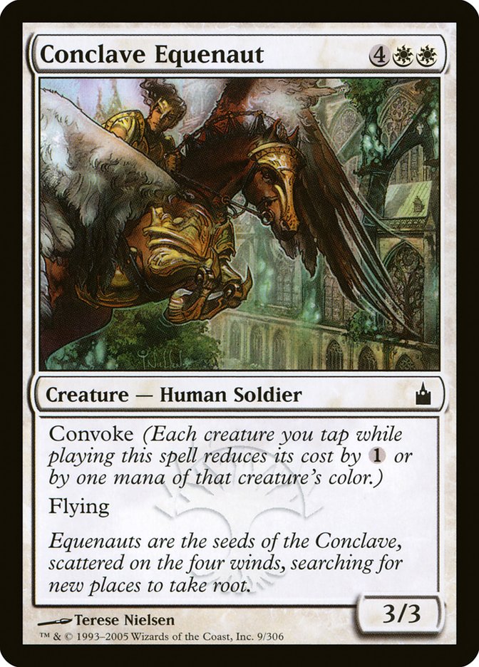 Magic the Gathering Card - Conclave Equenaut - MTG Circle