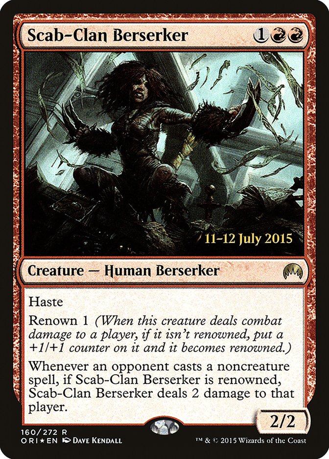Magic the Gathering Card - Scab-Clan Berserker - MTG Circle