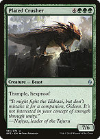 Magic the Gathering Card - Plated Crusher - MTG Circle