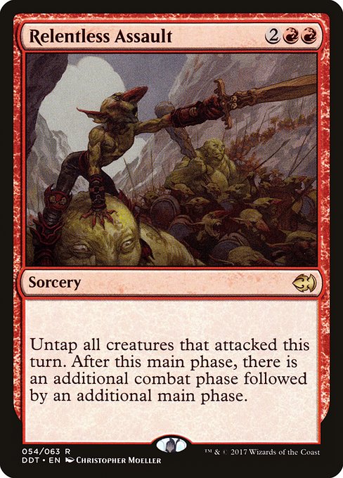 Magic the Gathering Card - Relentless Assault - MTG Circle
