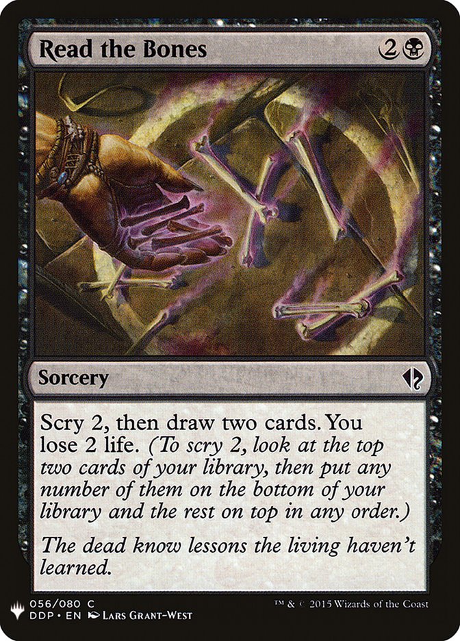 Magic the Gathering Card - Read the Bones - MTG Circle