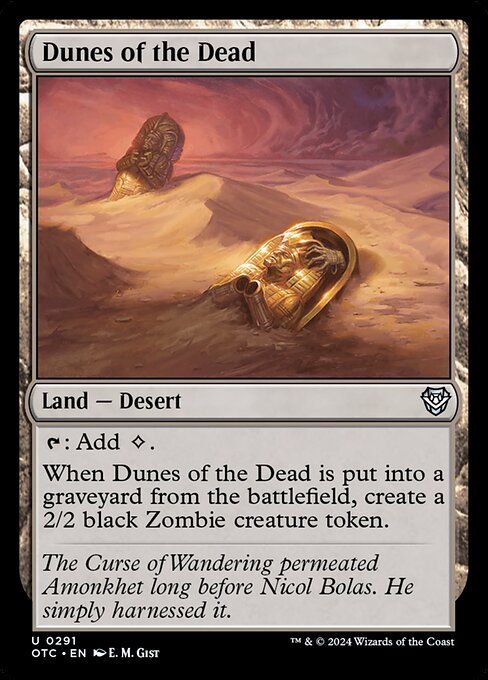 Magic the Gathering Card - Dunes of the Dead - MTG Circle