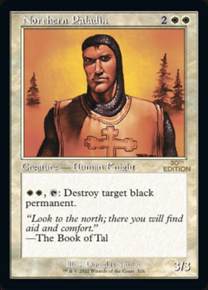 Magic the Gathering Card - Northern Paladin - MTG Circle