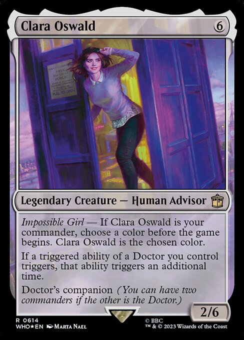 Magic the Gathering Card - Clara Oswald - MTG Circle