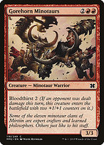 Magic the Gathering Card - Gorehorn Minotaurs - MTG Circle