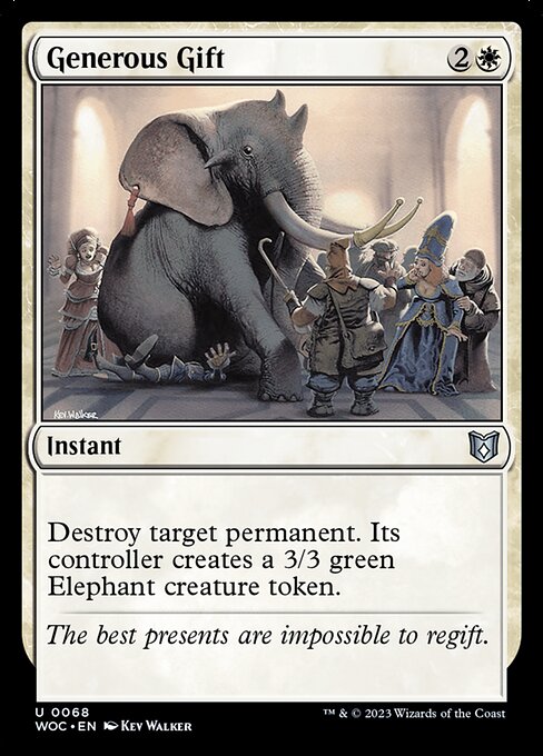 Magic the Gathering Card - Generous Gift - MTG Circle