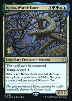 Magic the Gathering Card - Koma, World-Eater - MTG Circle