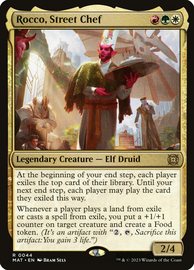 Magic the Gathering Card - Rocco, Street Chef - MTG Circle