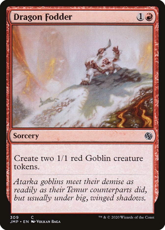 Magic the Gathering Card - Dragon Fodder - MTG Circle