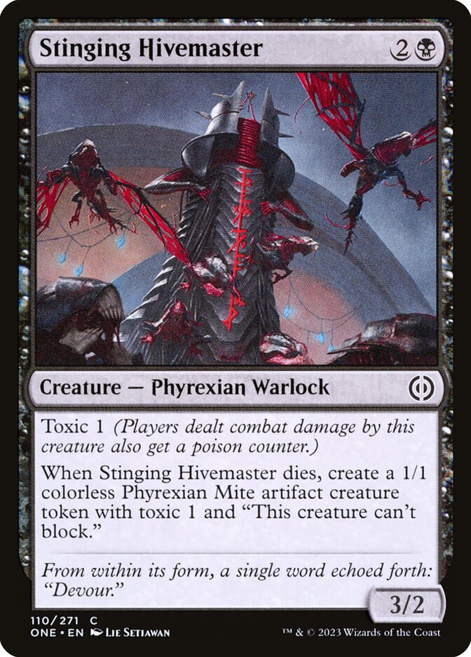 Magic the Gathering Card - Stinging Hivemaster - MTG Circle
