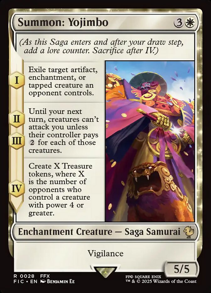 Magic the Gathering Card - Summon: Yojimbo - MTG Circle