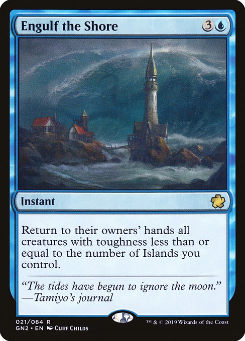 Magic the Gathering Card - Engulf the Shore - MTG Circle