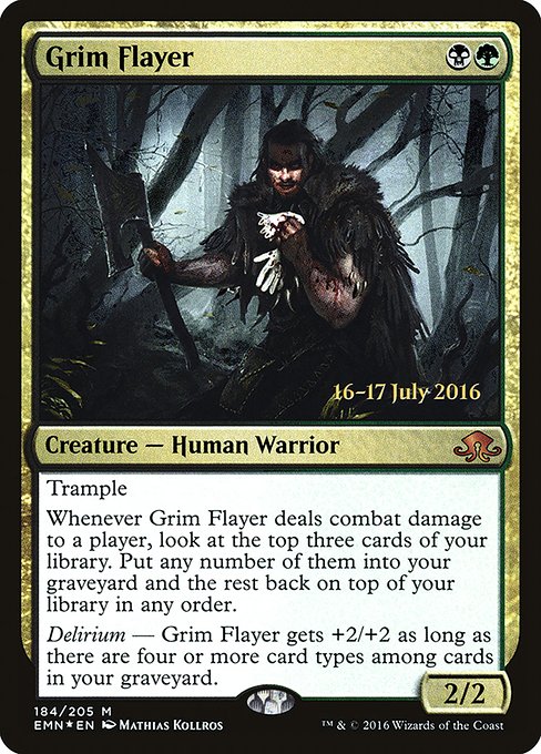 Magic the Gathering Card - Grim Flayer - MTG Circle