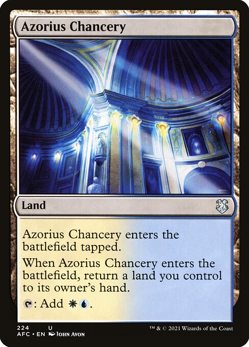 Magic the Gathering Card - Azorius Chancery - MTG Circle