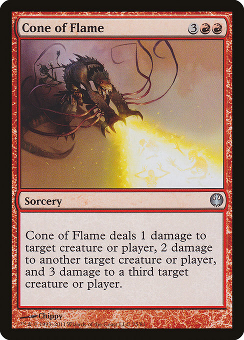 Magic the Gathering Card - Cone of Flame - MTG Circle