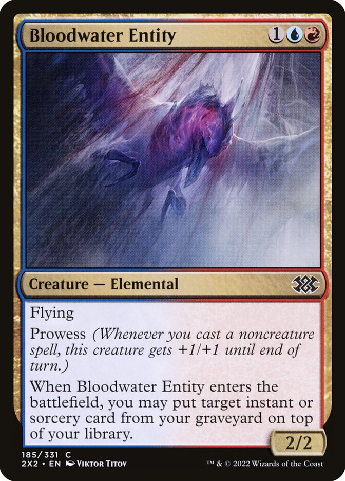 Magic the Gathering Card - Bloodwater Entity - MTG Circle