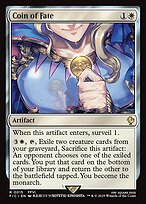 Magic the Gathering Card - Coin of Fate - MTG Circle