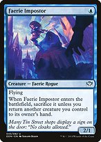 Magic the Gathering Card - Faerie Impostor - MTG Circle