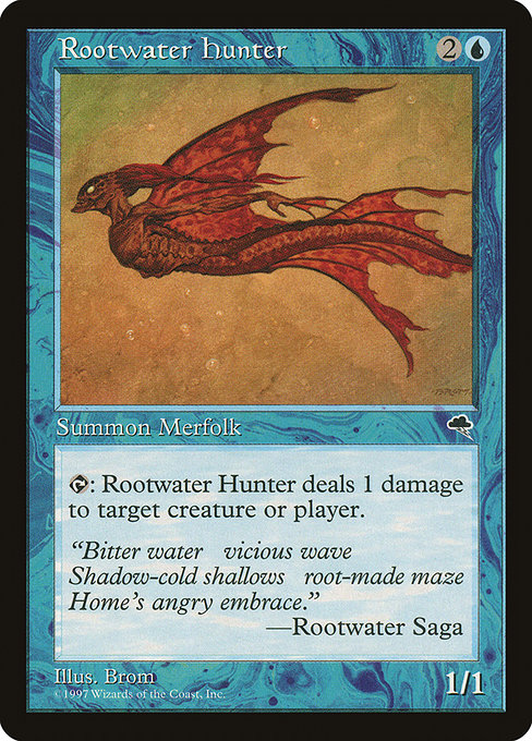 Magic the Gathering Card - Rootwater Hunter - MTG Circle