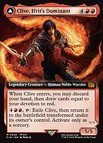 Magic the Gathering Card - Clive, Ifrit's Dominant // Ifrit, Warden of Inferno - MTG Circle